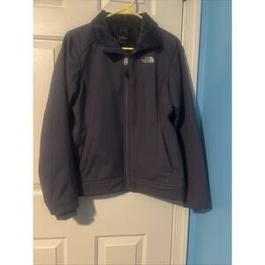 The NORTH FACE Windwall Dark Purple‎ Softshell Zip Wind Jacket Womens S